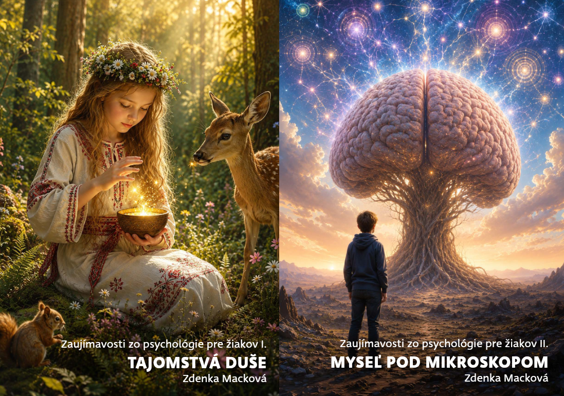Zaujímavosti zo psychológie pre žiakov - I. diel a II. diel